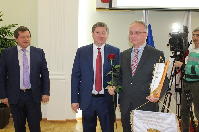Компания «Ойкумена» получила почетный вымпел за вклад в развитие Нижнего Новгорода