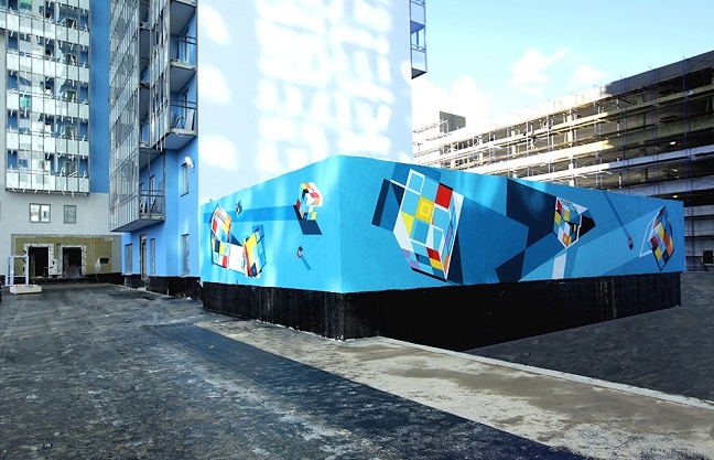 Строительная компания «Ойкумена» реализовала арт-проект в жилом комплексе «Граффити»